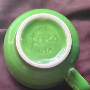 Fiesta Wear  Lime Green Ceramic Cup